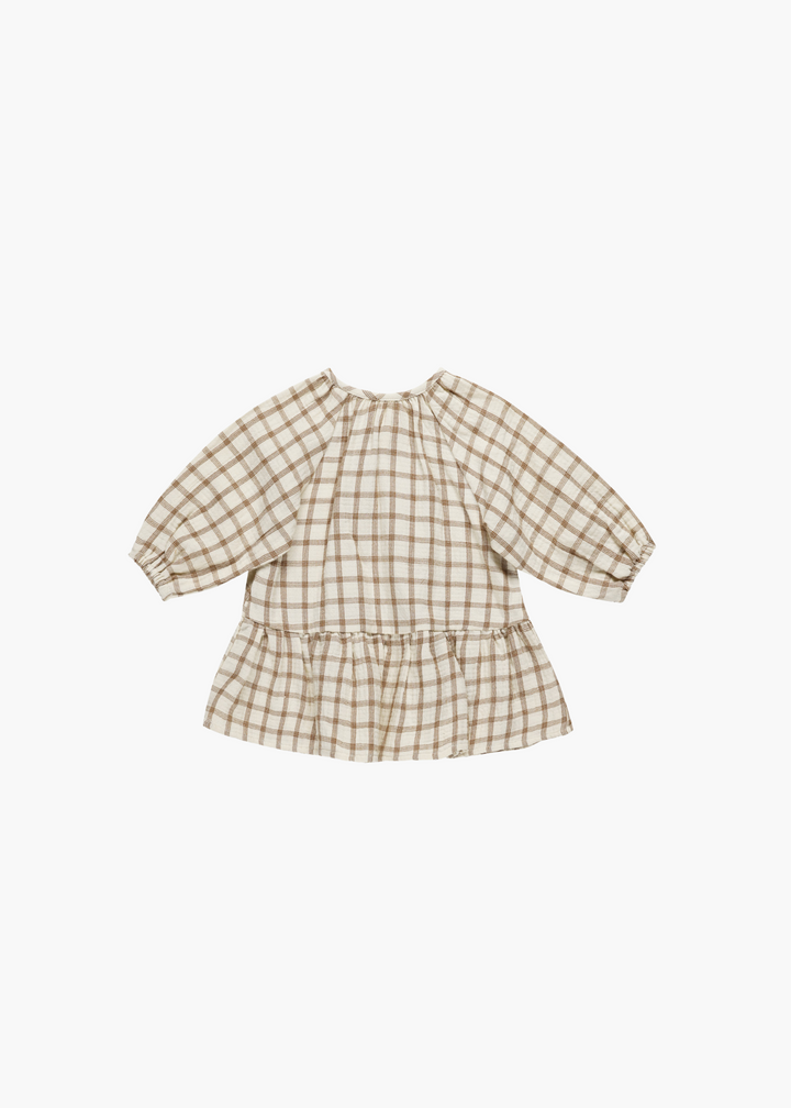 Lany Dress || Cinnamon Plaid-FINAL SALE