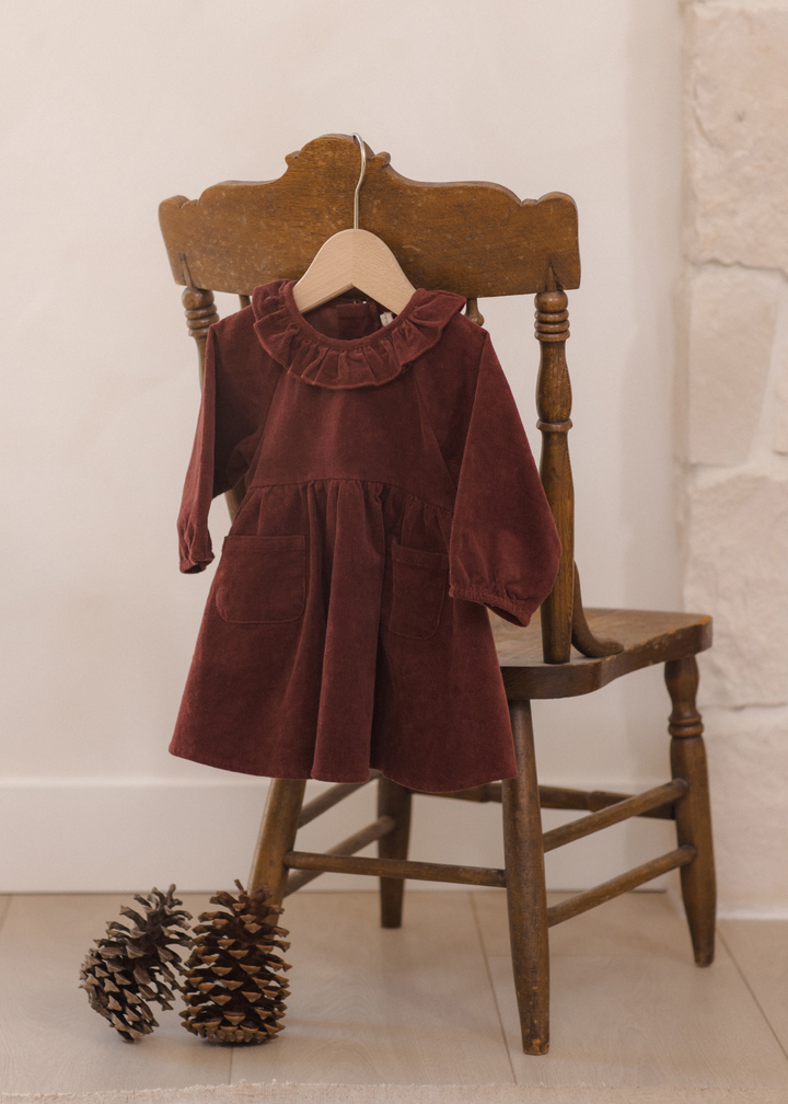 Simone Dress || Black Cherry