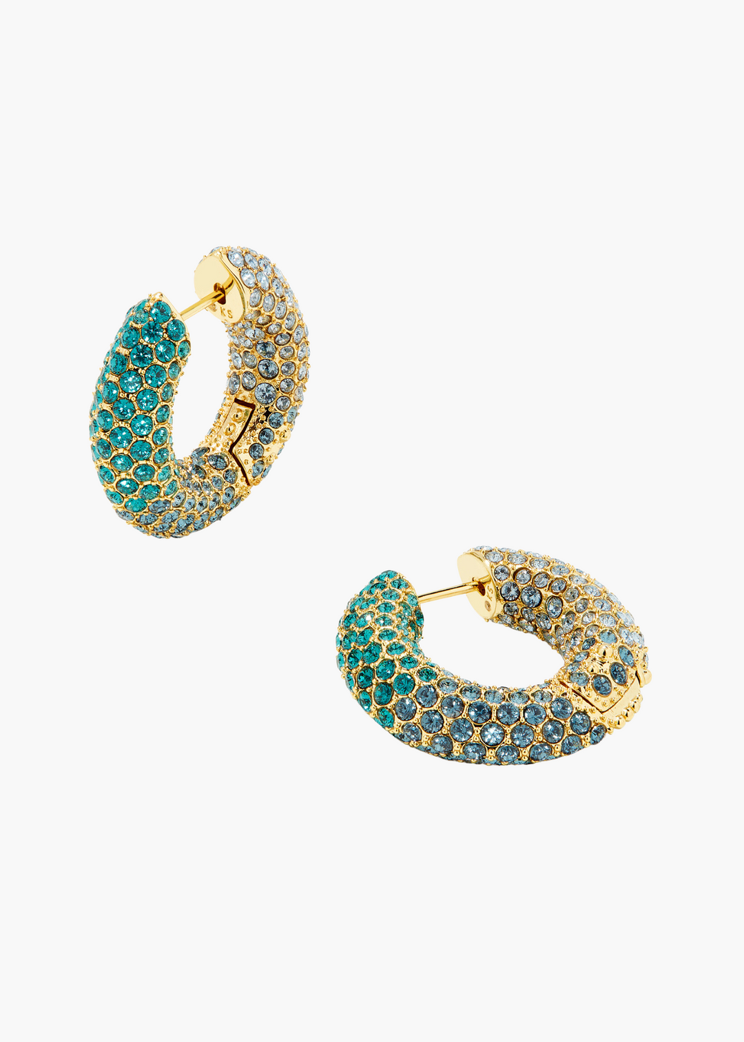 Mikki Pave Hoop Earrings