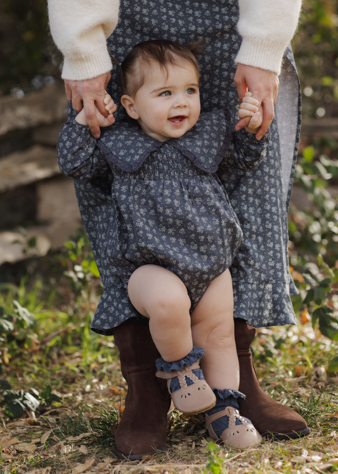 Fern Romper || Heart Ditsy