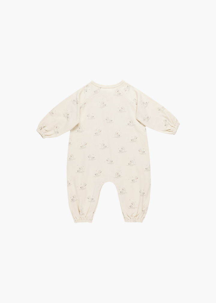 Henley Bubble Jumpsuit || Swans-FINAL SALE