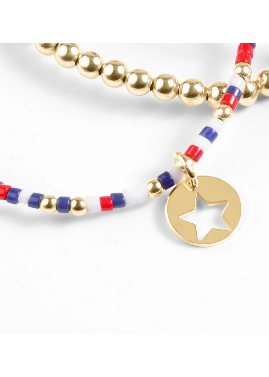 Hope Unwritten Bracelet - Firecracker - Star Small Gold Disc