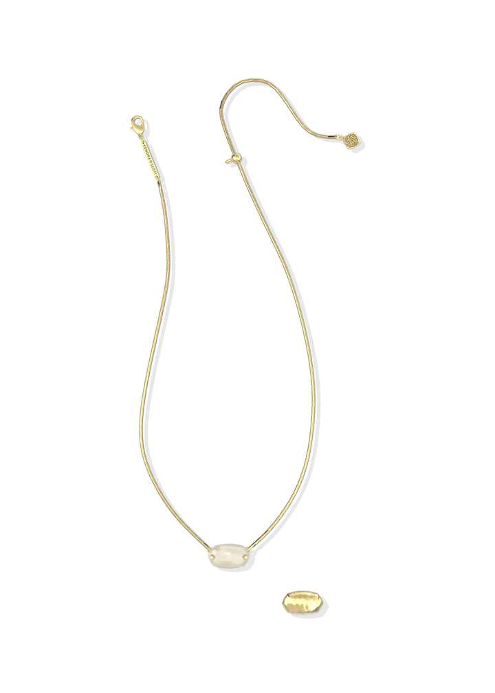 Elisa Riveted Short Pendant Necklace