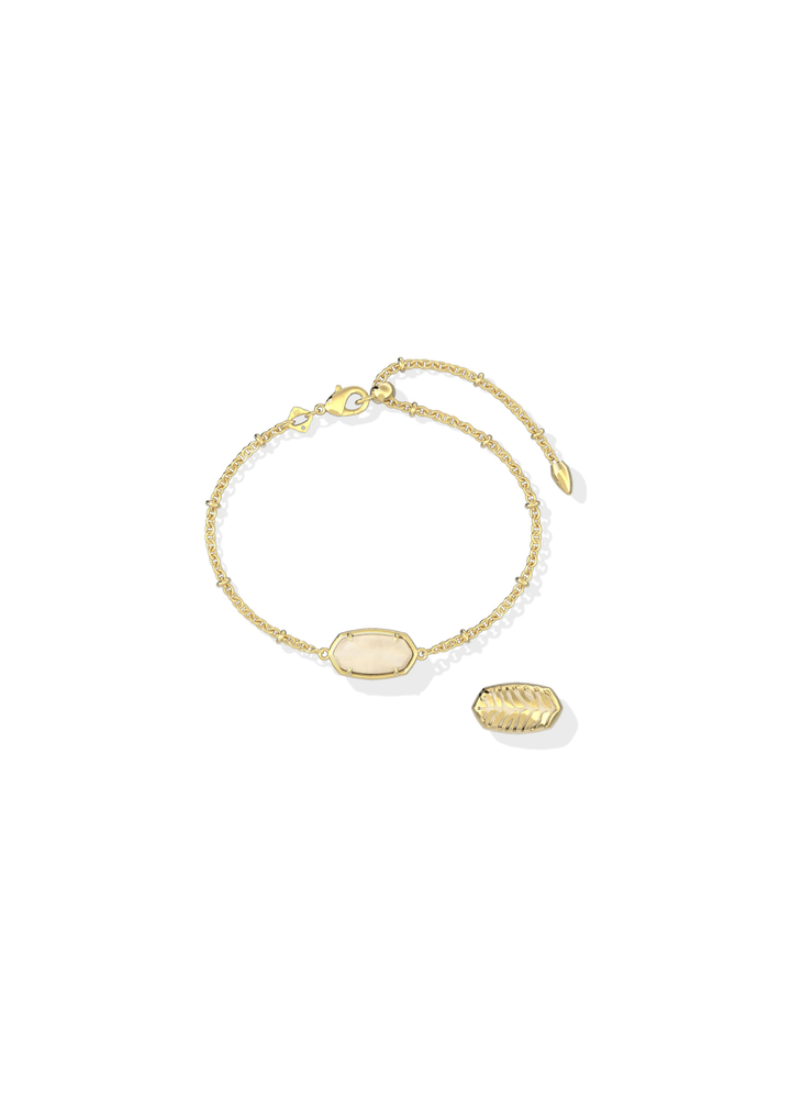 Tiger Striped Elaina Delicate Chain Bracelet
