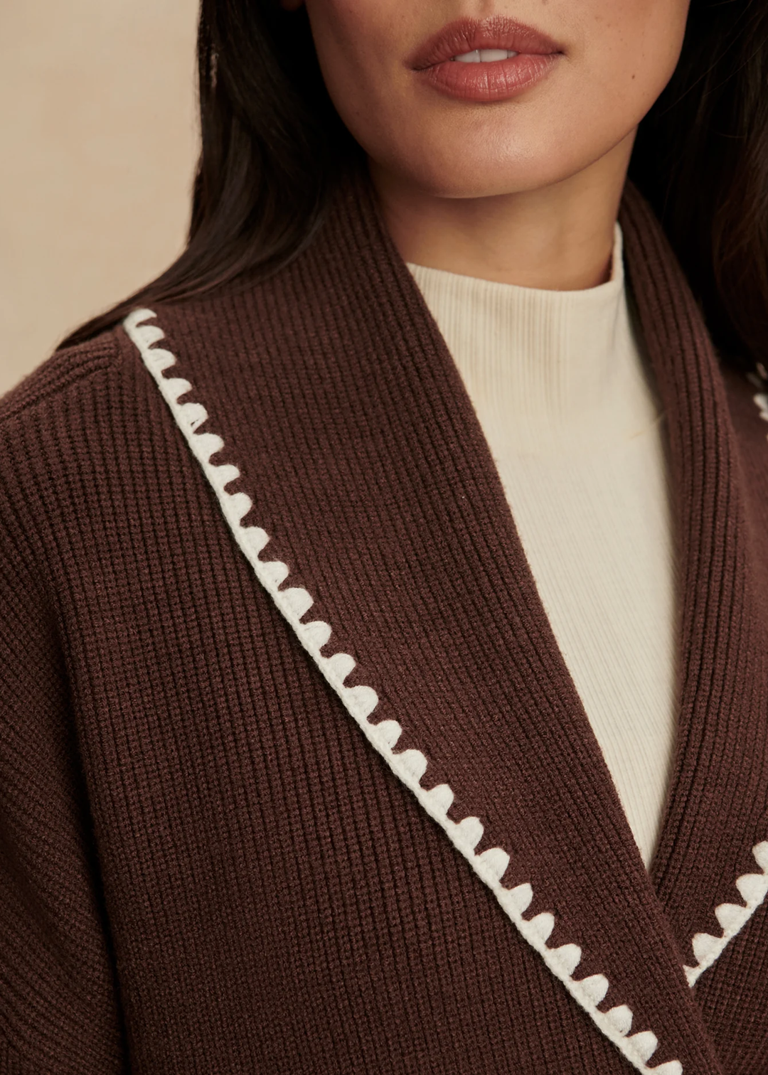 Totley Shawl Collar Knit