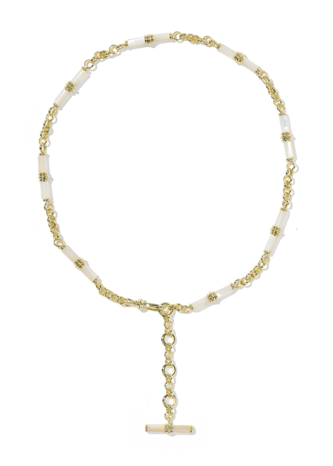 Bree Beaded Link And Chain Necklace