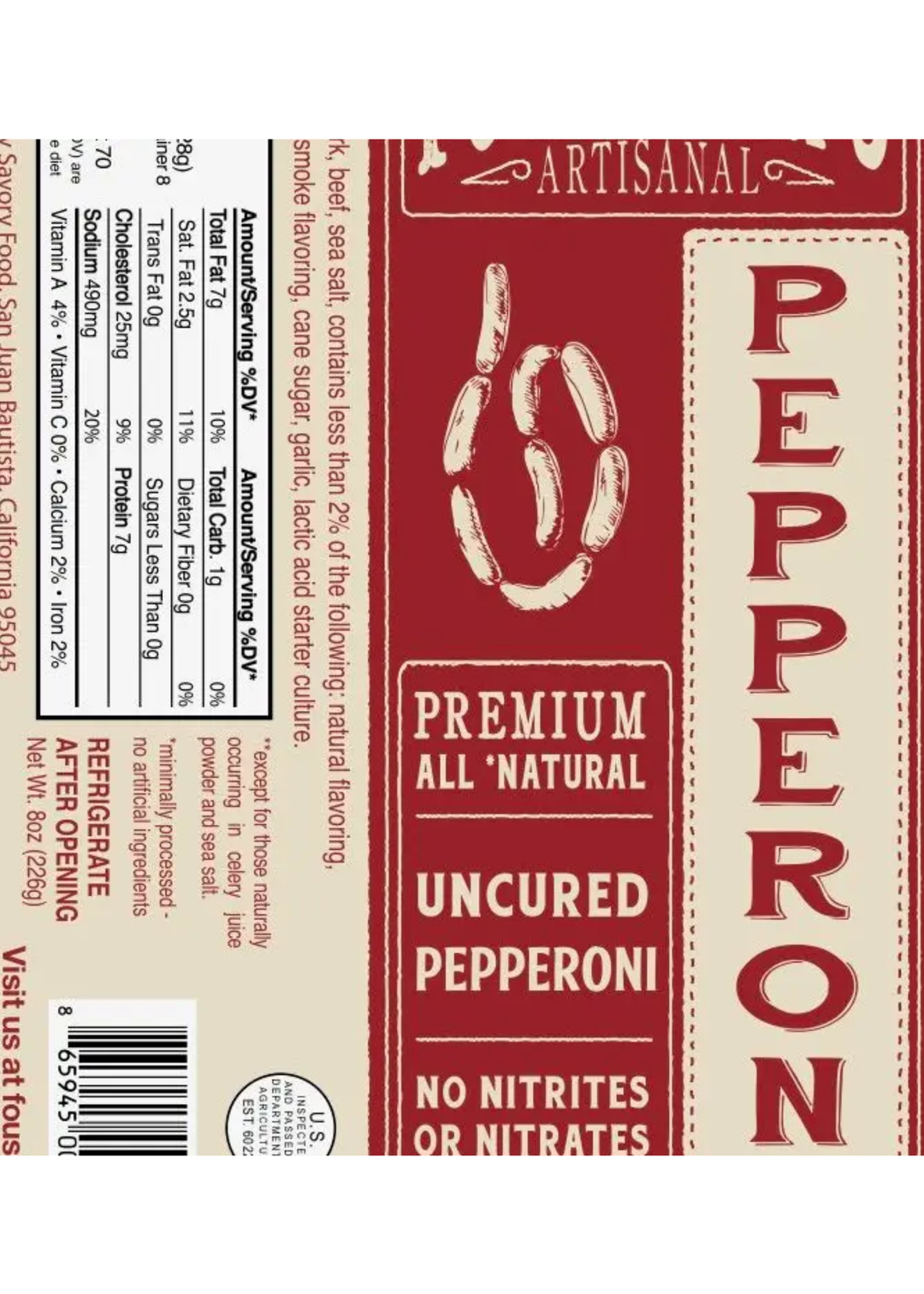 All-Natural Pepperoni