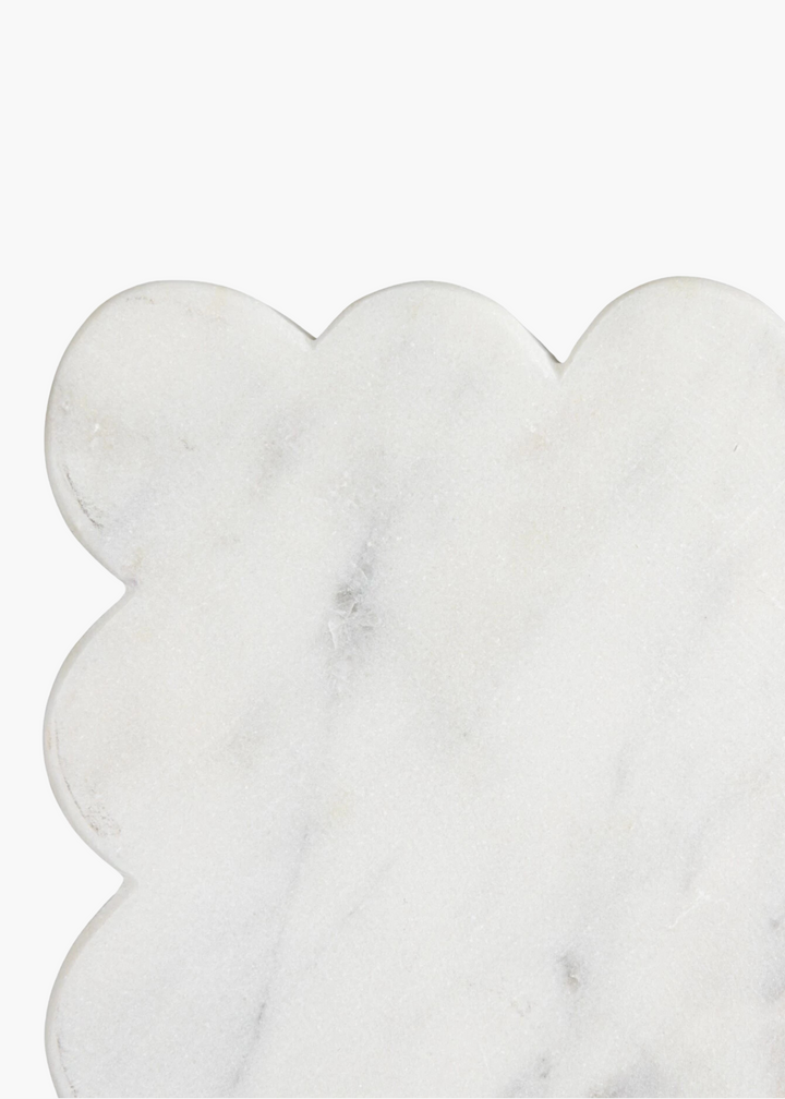 Marble Scalloped Serving Board