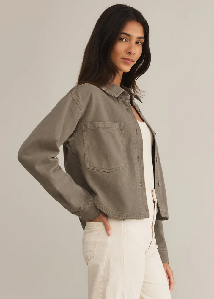 All Day Cropped Denim Jacket
