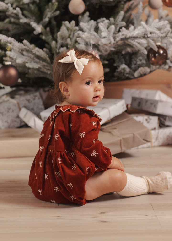 Freya Romper || Bows