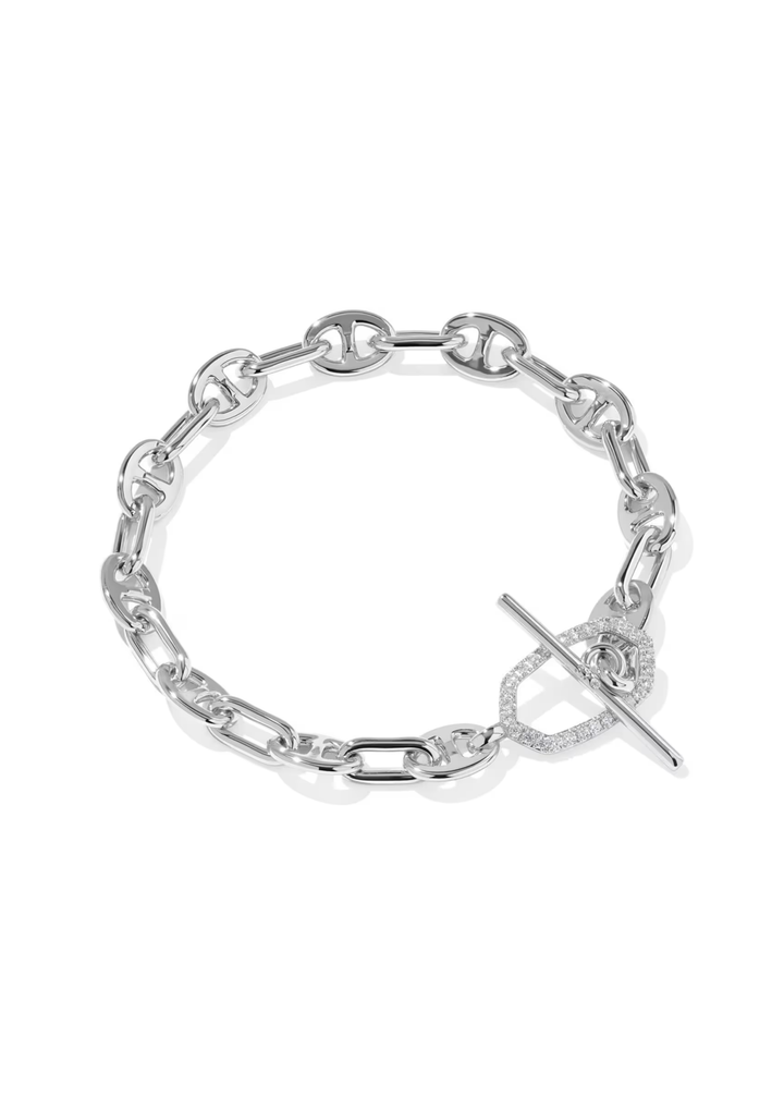 Elaina Toggle Link And Chain Bracelet