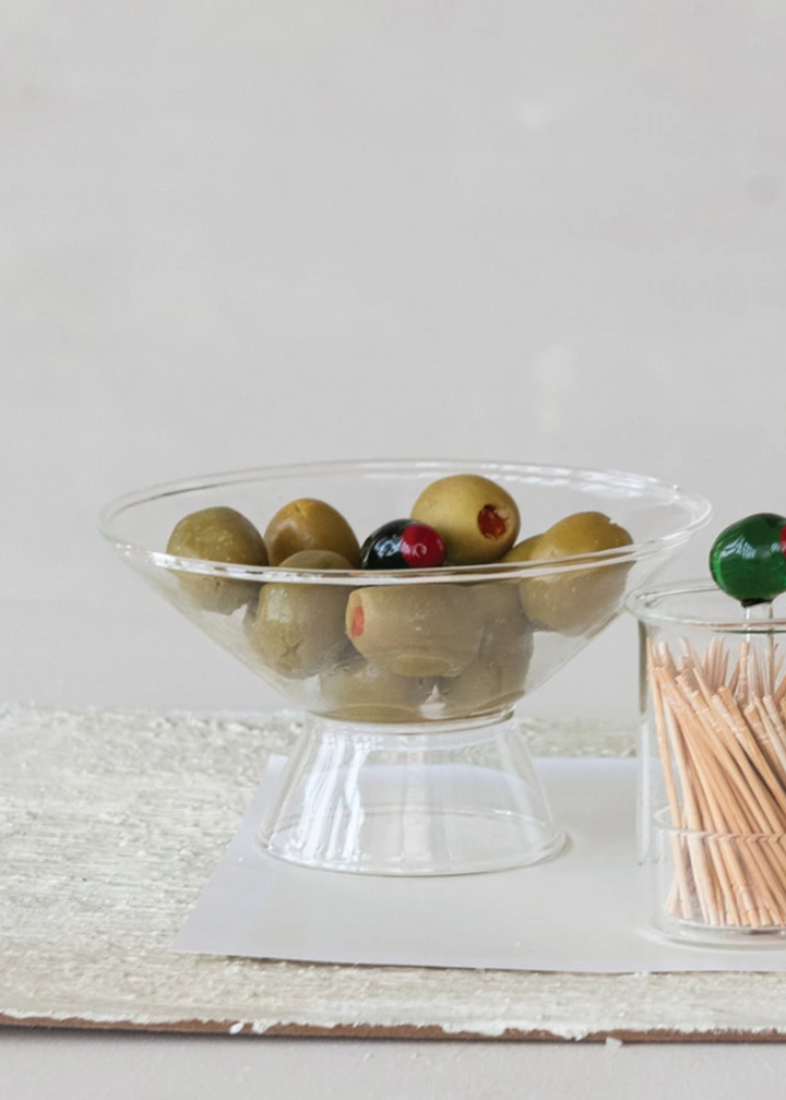 Footed Olive Bowl