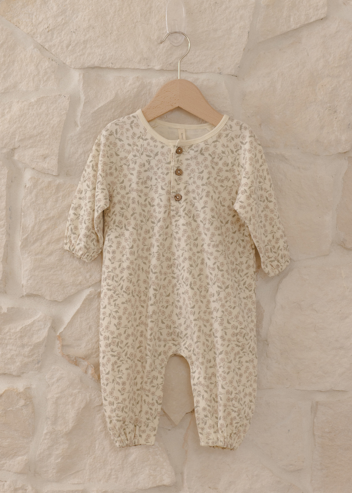 Henley Bubble Jumpsuit || Floret
