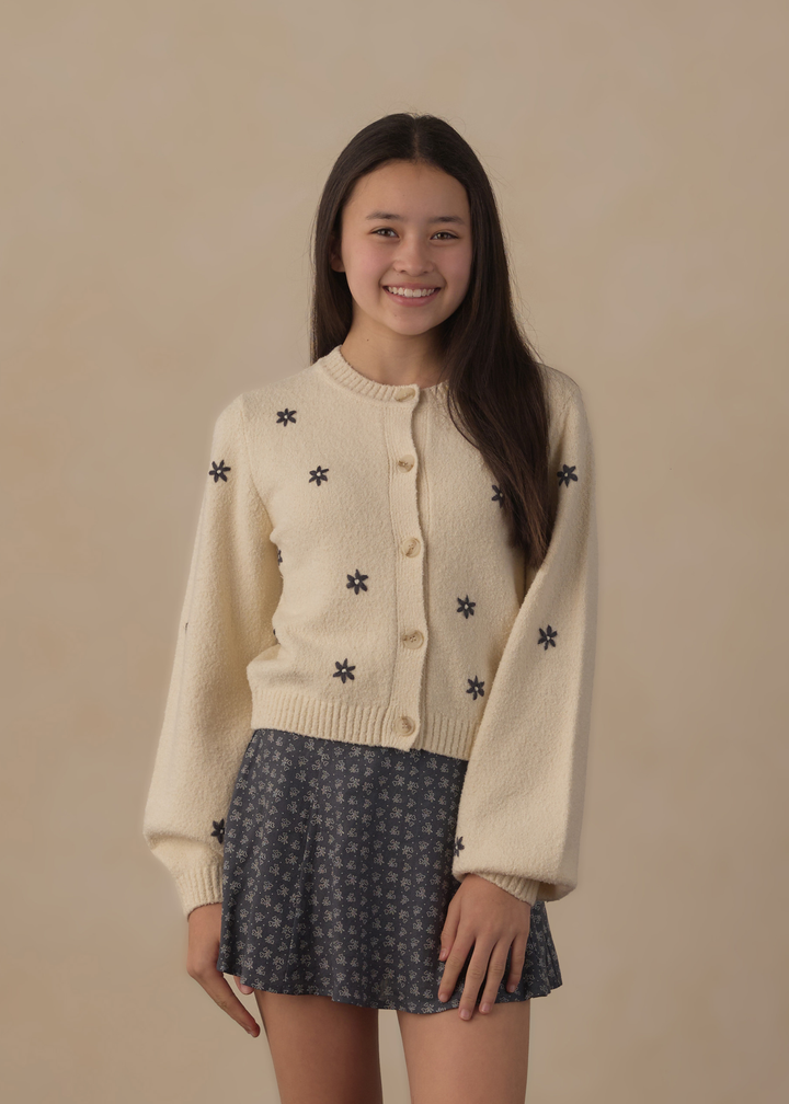 Tiered Mini Skirt || Heart Ditsy