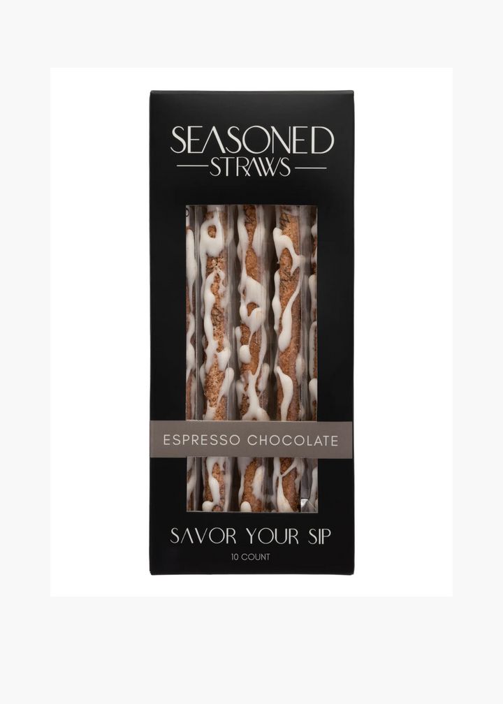 Espresso Chocolate Seasoned Straws