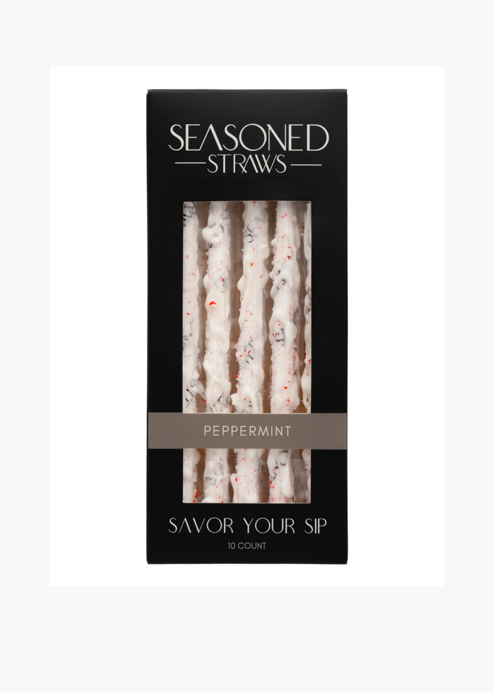 Peppermint Seasoned Straws