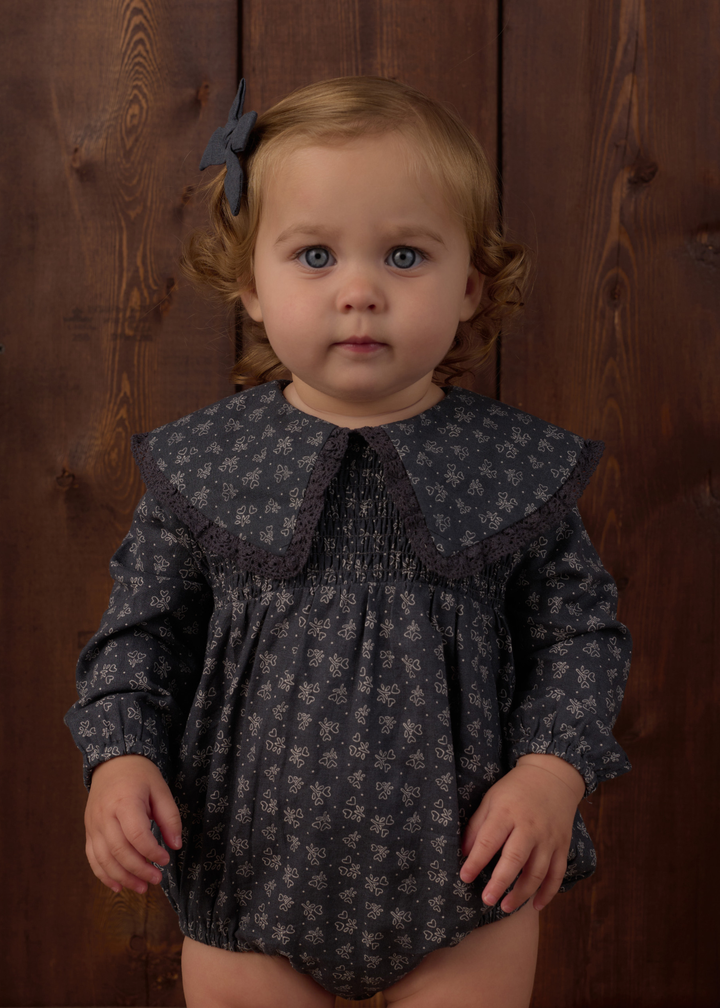 Fern Romper || Heart Ditsy