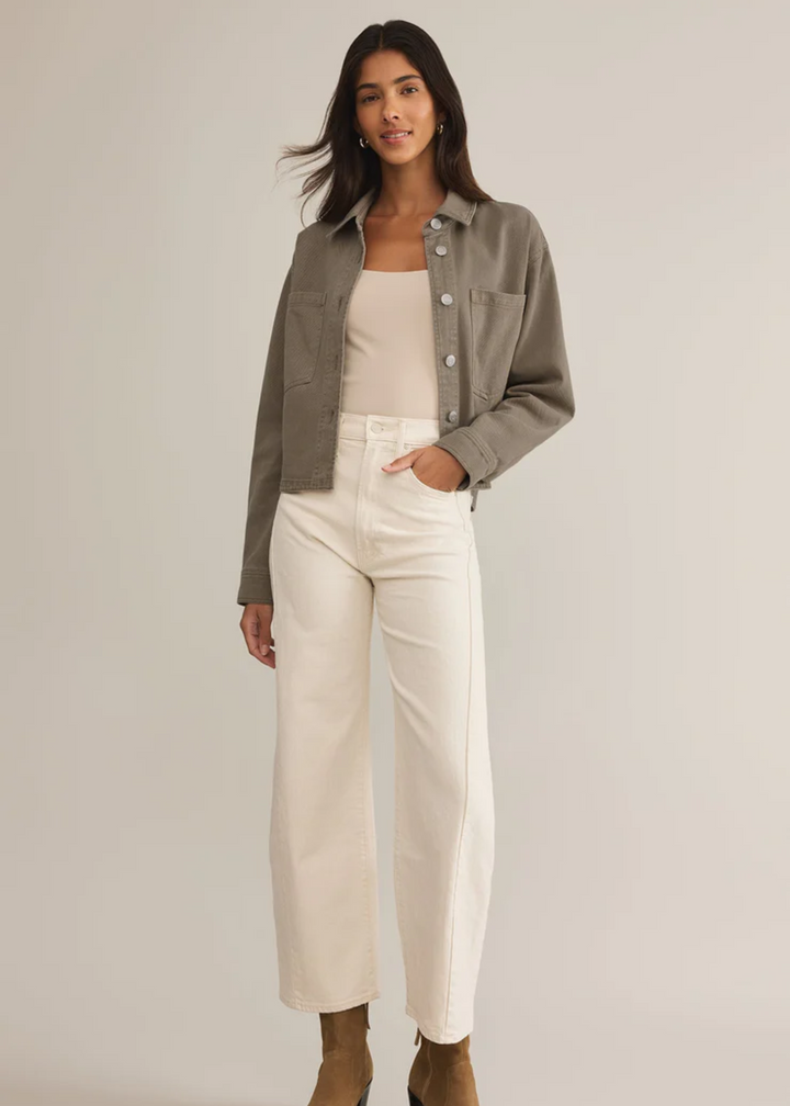 All Day Cropped Denim Jacket