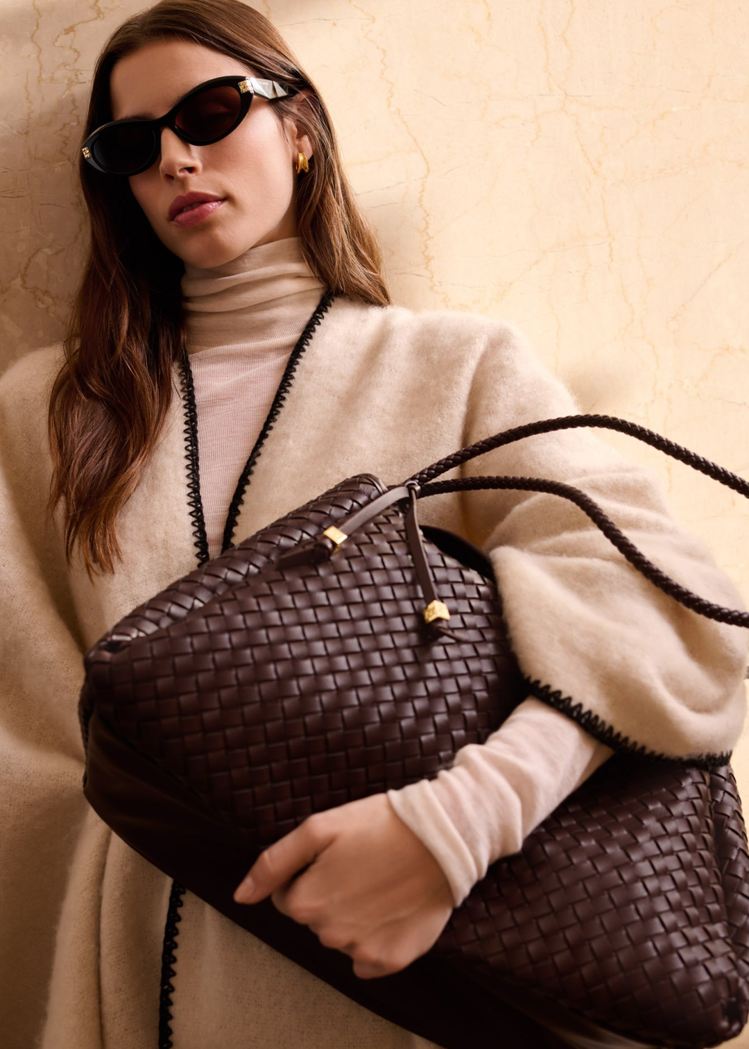 Nova Hand Woven Large Shoulder Bag