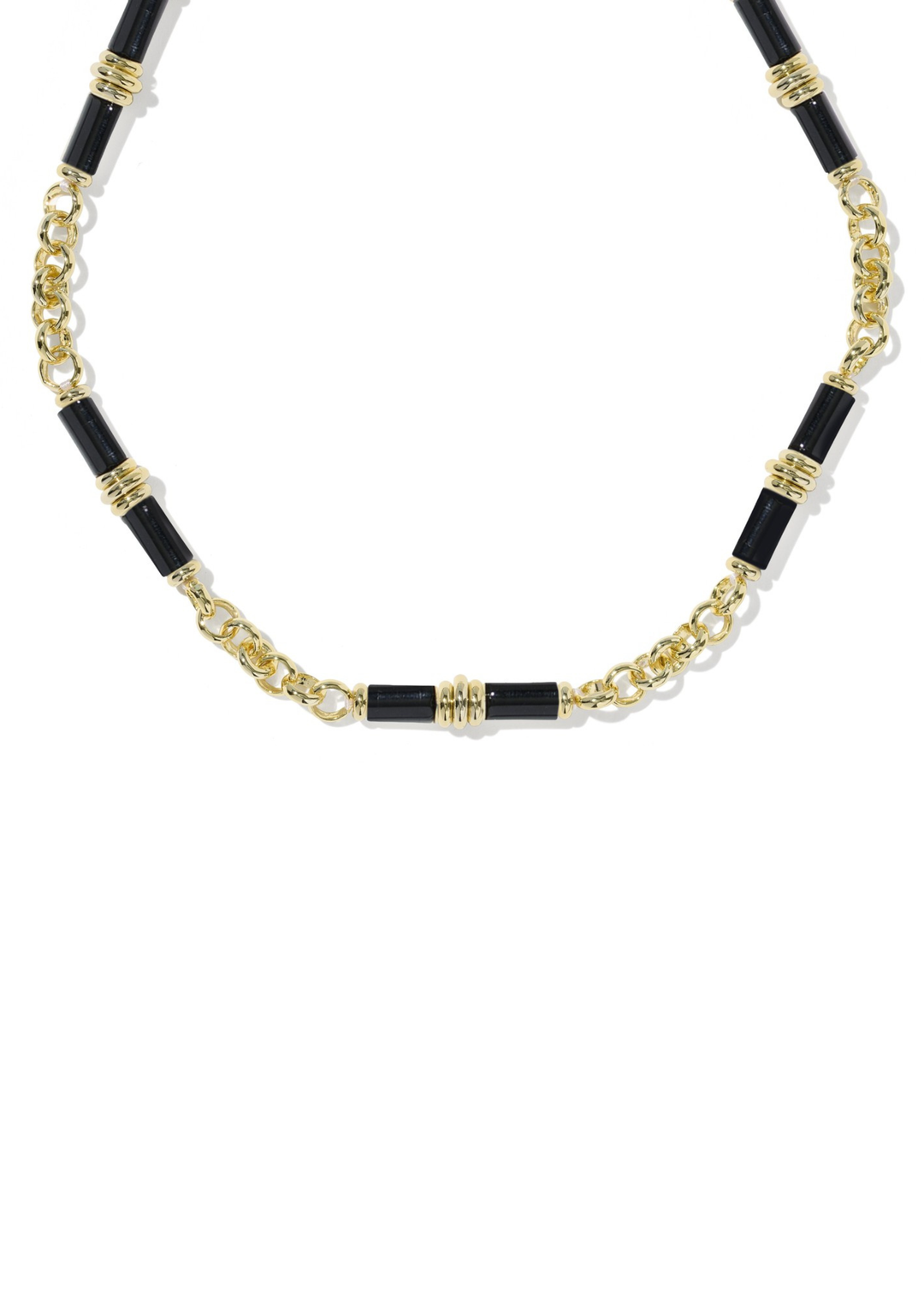 Bree Beaded Link And Chain Necklace
