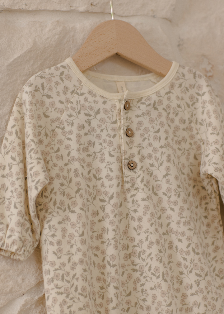 Henley Bubble Jumpsuit || Floret