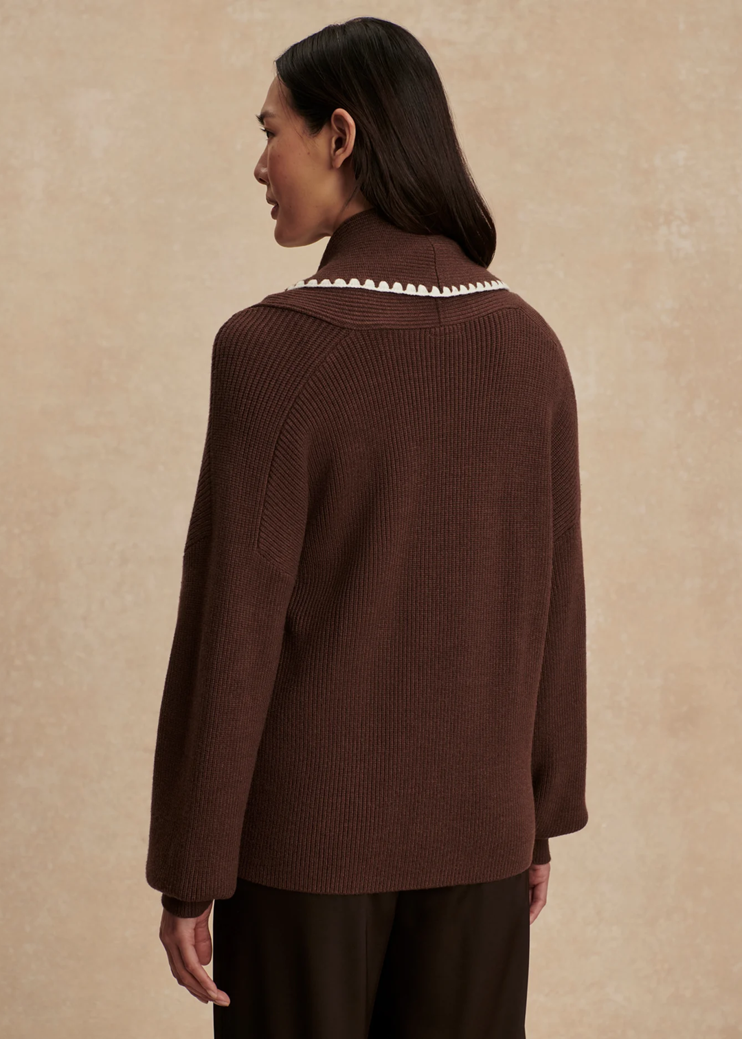 Totley Shawl Collar Knit