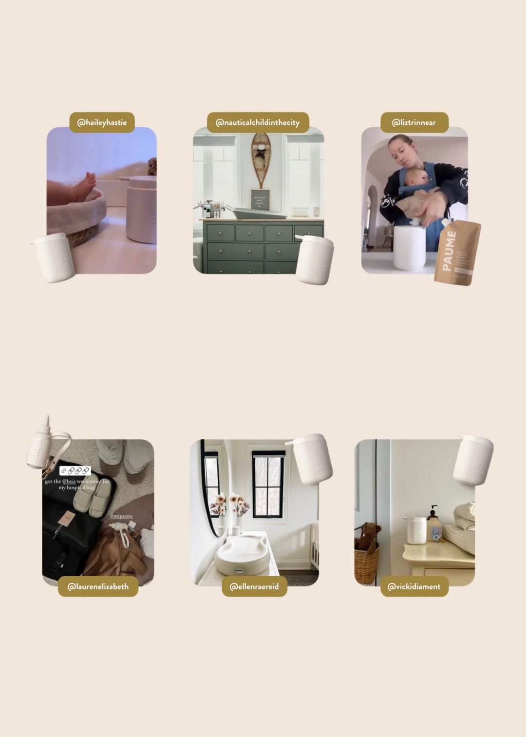 PAUME Moisturizing Antibacterial Hand Gel Travel Bottle