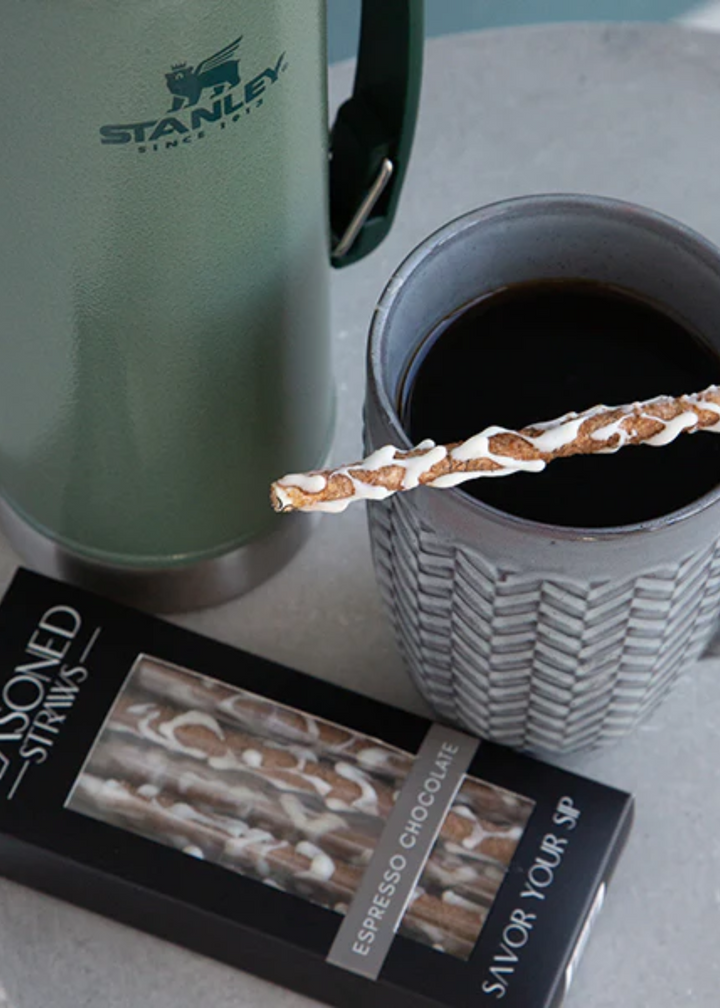 Espresso Chocolate Seasoned Straws