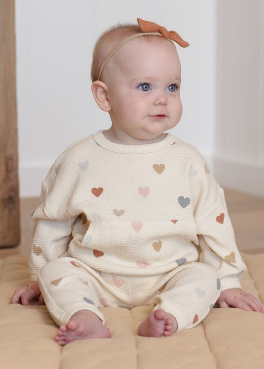 Waffle Sweater Set || Confetti Hearts