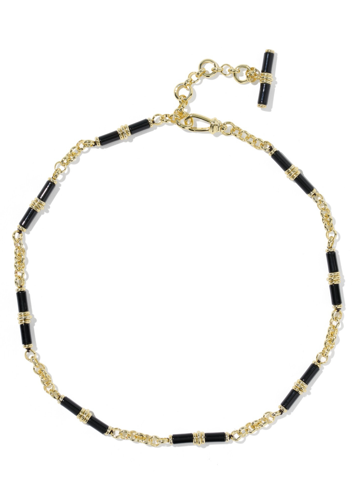 Bree Beaded Link And Chain Necklace