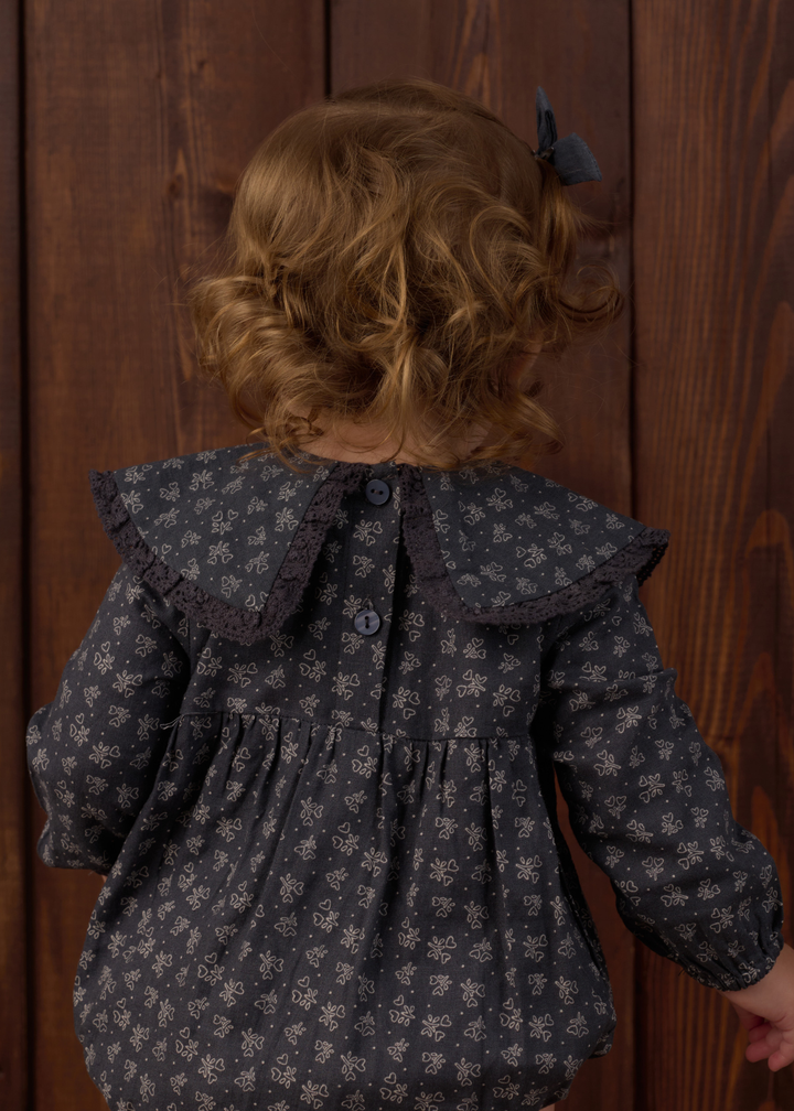 Fern Romper || Heart Ditsy