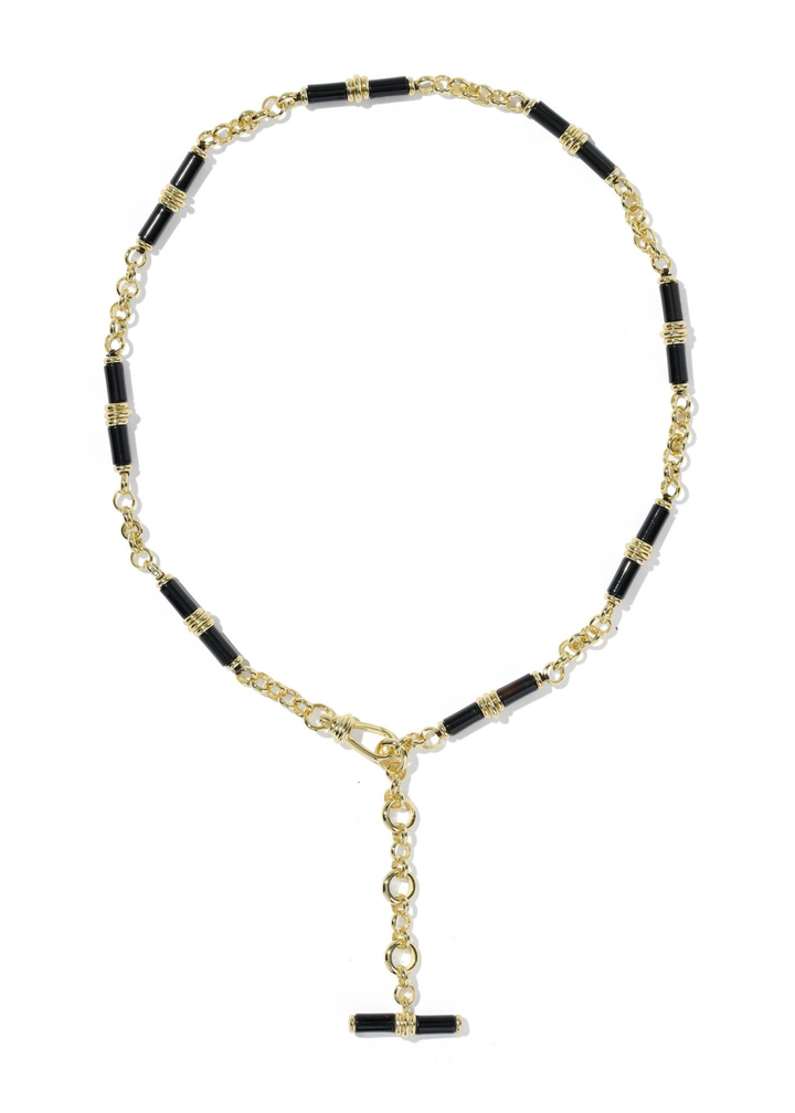 Bree Beaded Link And Chain Necklace