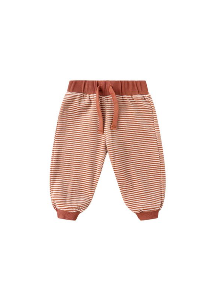 Velour Relaxed Sweatpant || Candy Stripe