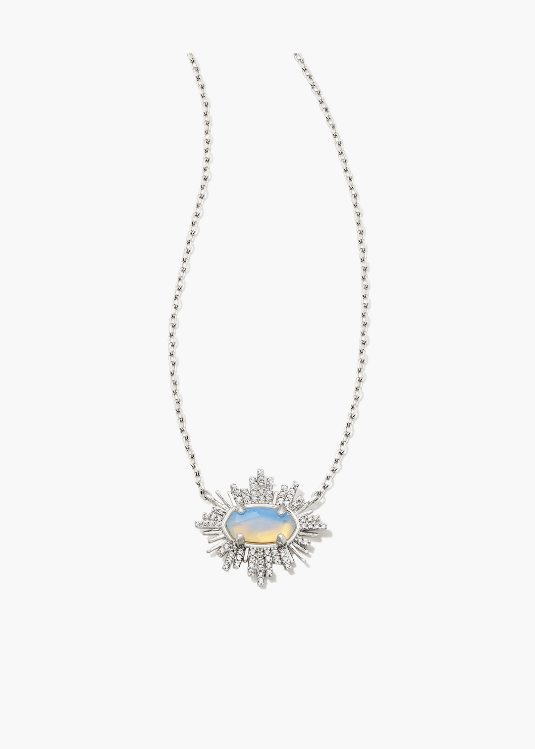 Grayson Sunburst Frame Necklace - FINAL SALE