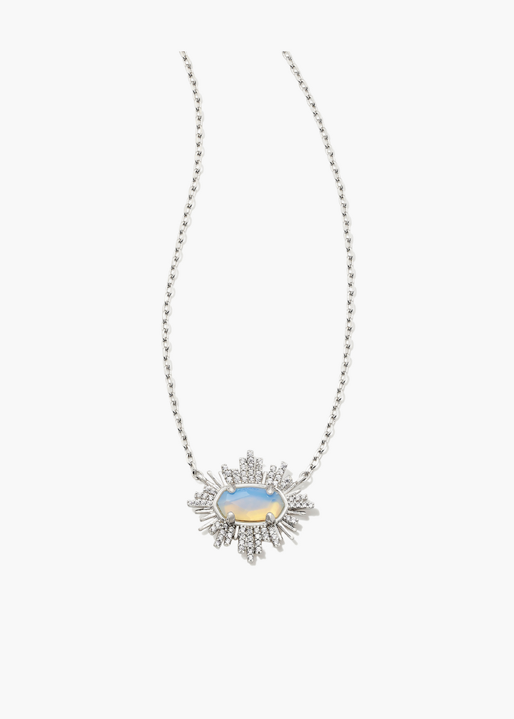 Grayson Sunburst Frame Necklace