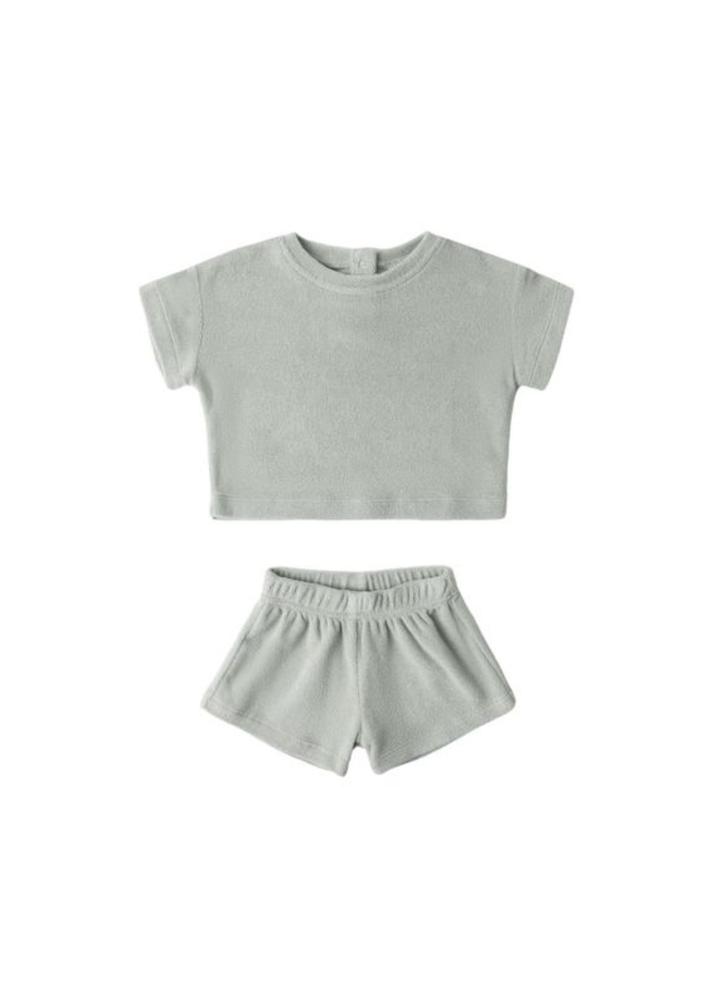 Terry Tee + Short Set || Sage - Macy Carlisle