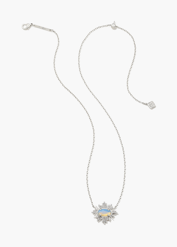 Grayson Sunburst Frame Necklace