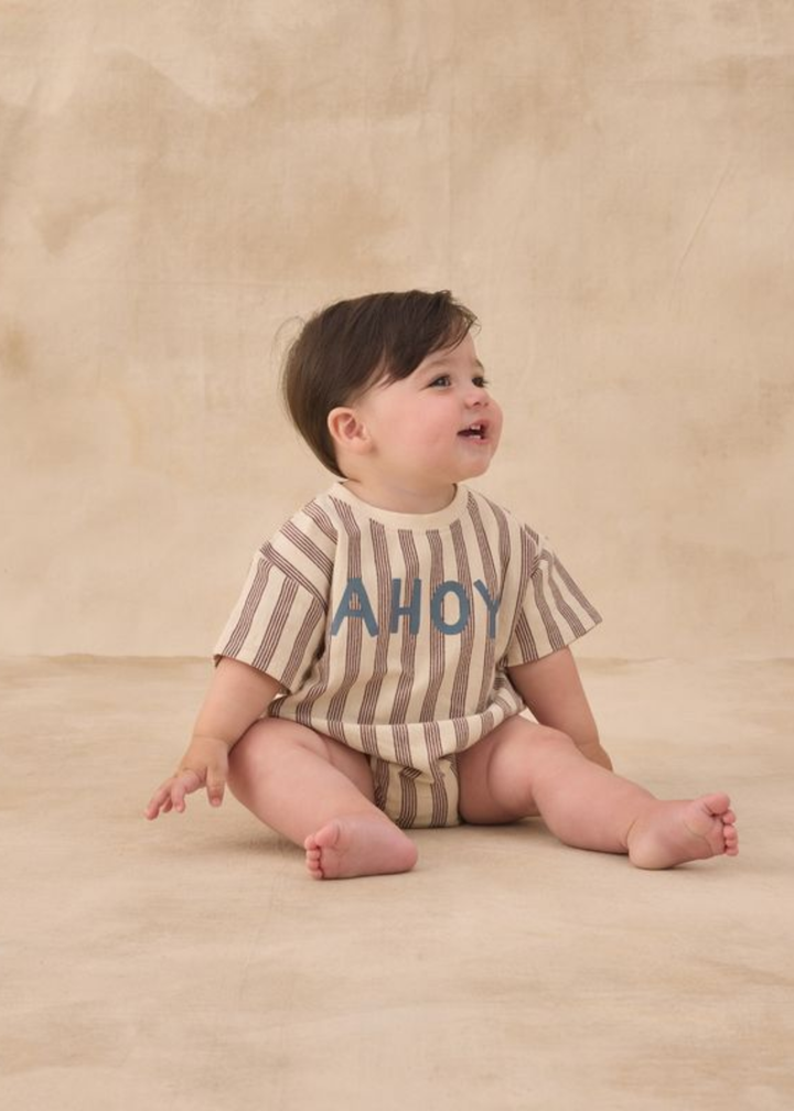 Relaxed Bubble Romper || Ahoy - Macy Carlisle