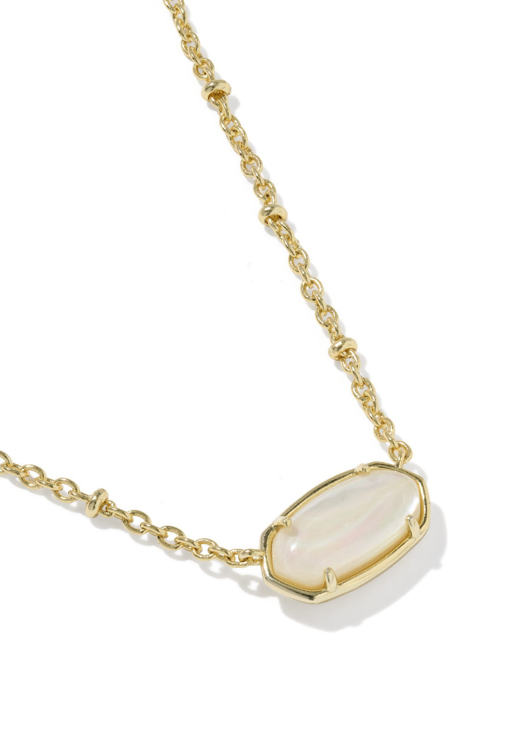Tiger Striped Elisa Short Pendant Necklace