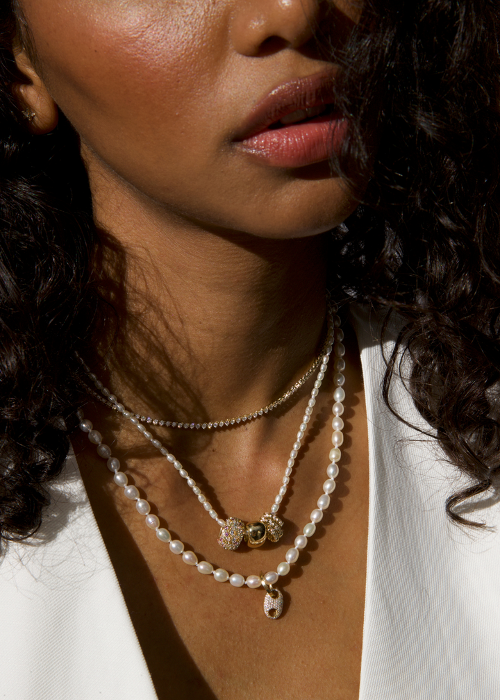 Chunky Seed Pearl Necklace