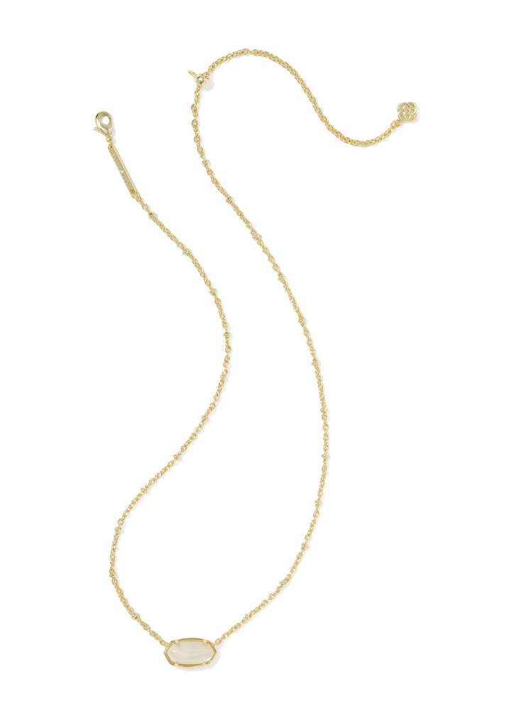 Tiger Striped Elisa Short Pendant Necklace