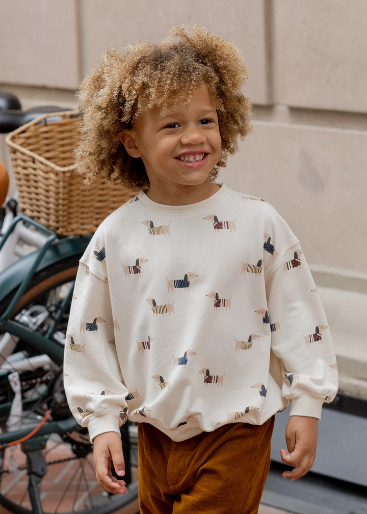 Relaxed Sweatshirt || Dachshund