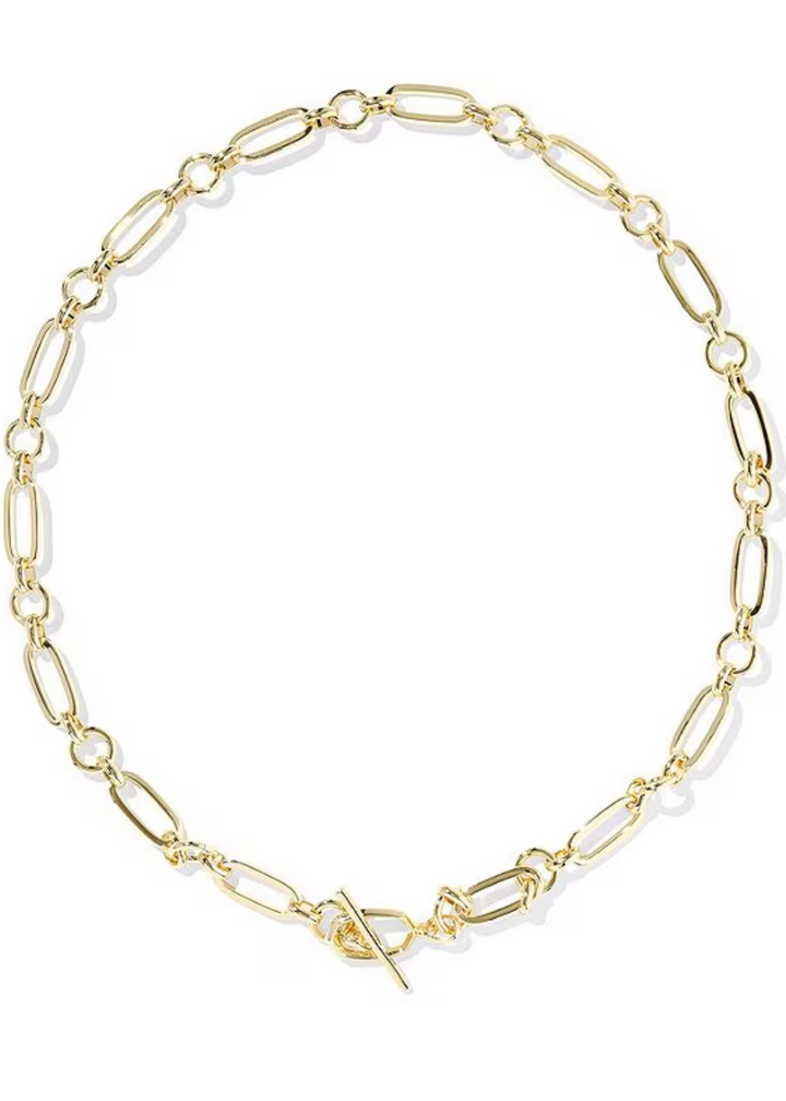 Sylvia Metal Link And Chain Necklace