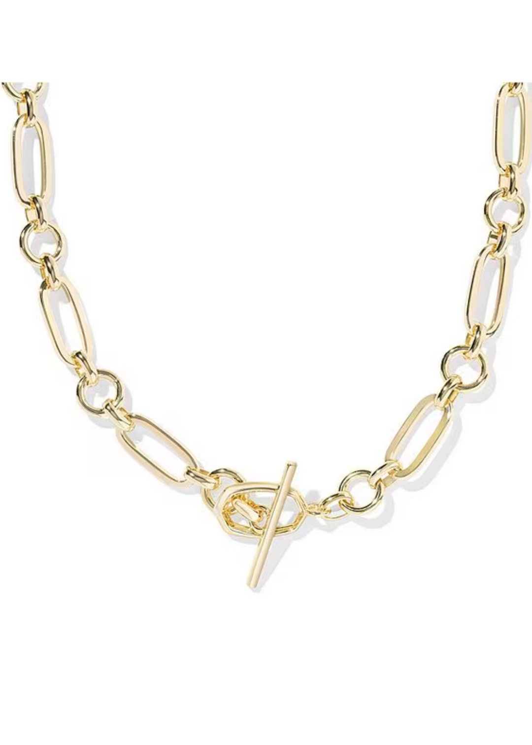 Sylvia Metal Link And Chain Necklace