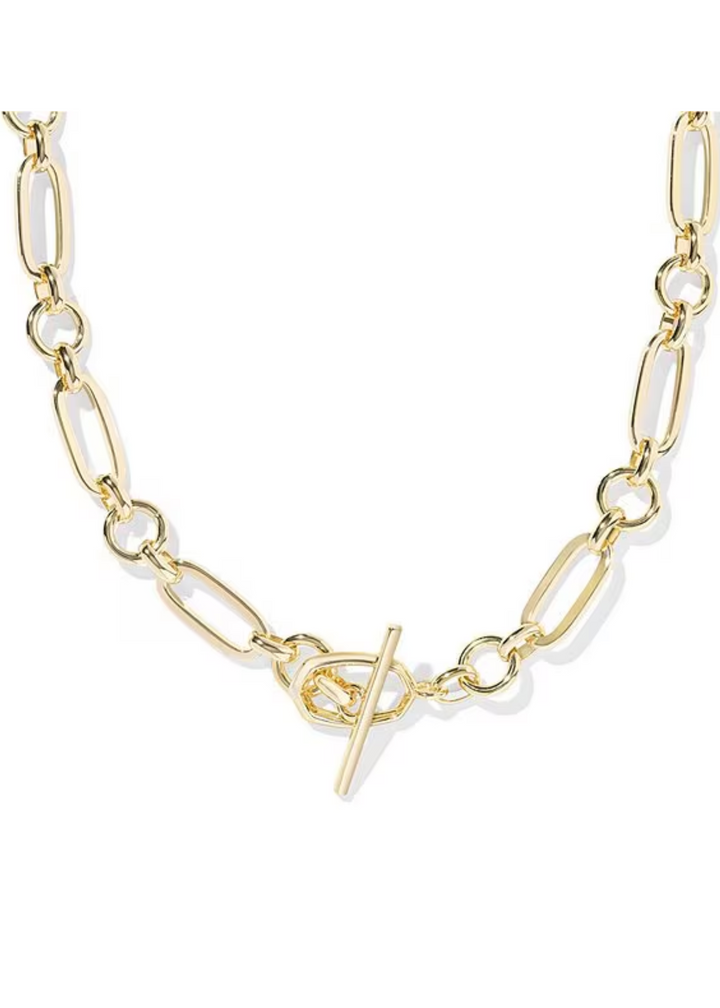 Sylvia Metal Link And Chain Necklace