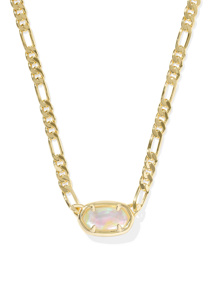 Elisa Figaro Chain Short Pendant Necklace