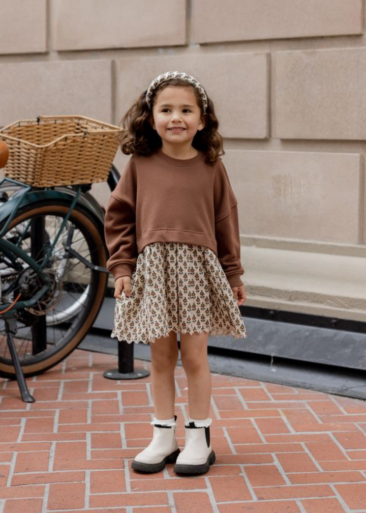 Sweatshirt Dress || Vintage Bloom