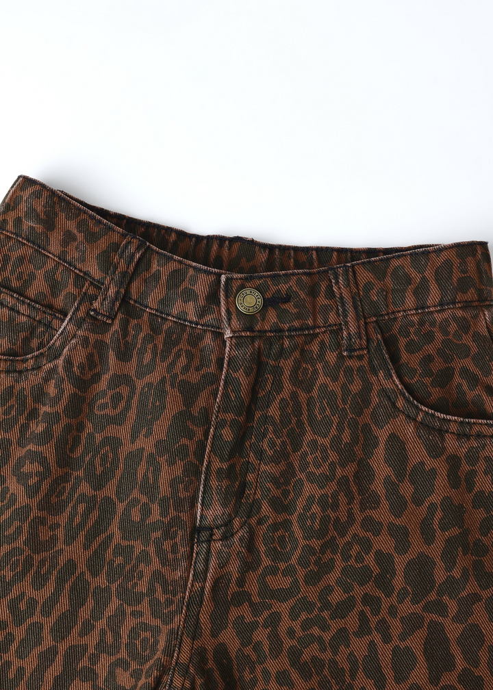 Barrel Pant || Leopard