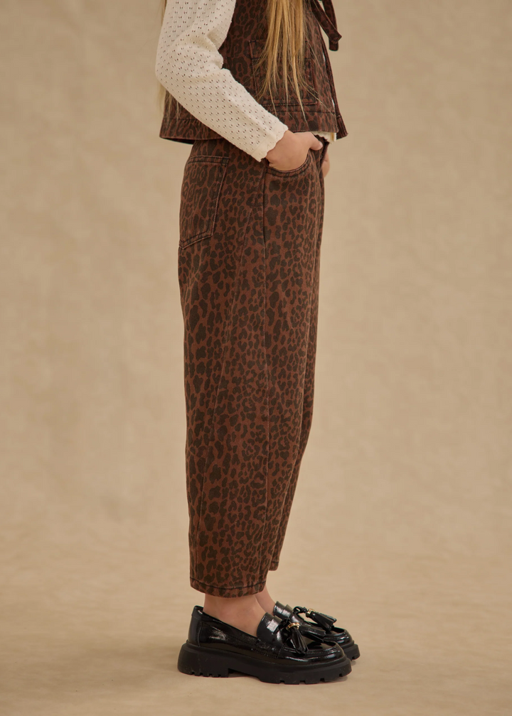 Barrel Pant || Leopard