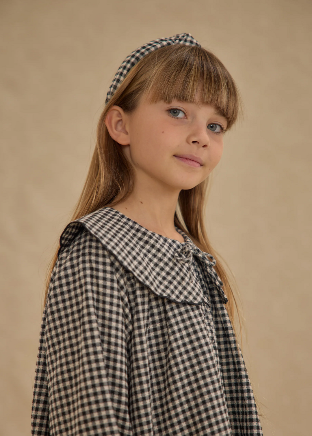 Mini Dress || Black Gingham
